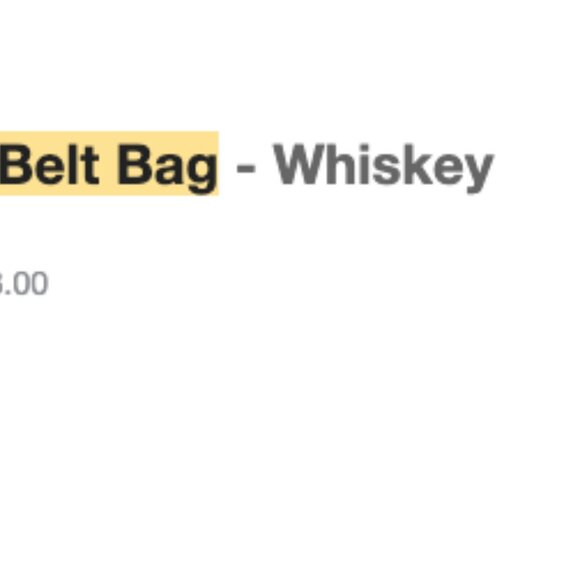 ABLE "Mare" Leather Belt Bag in Whiskey - Picture 8 of 8